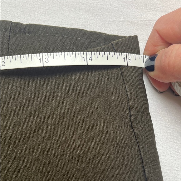 Crosby Stretchy Dark Olive Women’s Pants - Picture 4 of 5